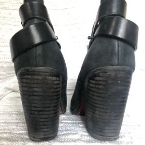 Rag and Bone nubuck ankle booties